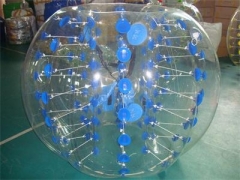 Best Blue Color Dots Bubble Soccer Ball