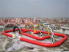 Impeccable Air Sealed Painting Inflatable Race Track