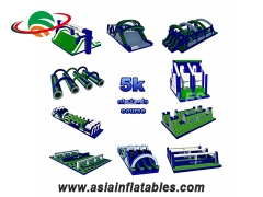 Above Ground Pools, Best Sellers Outdoor Inflatable 5K meters adult obstacles giant inflatable obstacle course