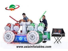 LED Light Interactive Inflatable Game Inflatable IPS Drum Kit Playsystem