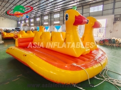 6 Riders Inflatable Towable Duck Boat Inflatable UFO Sofa Inflatable Water Toys, Top Quality, Wholesale Price